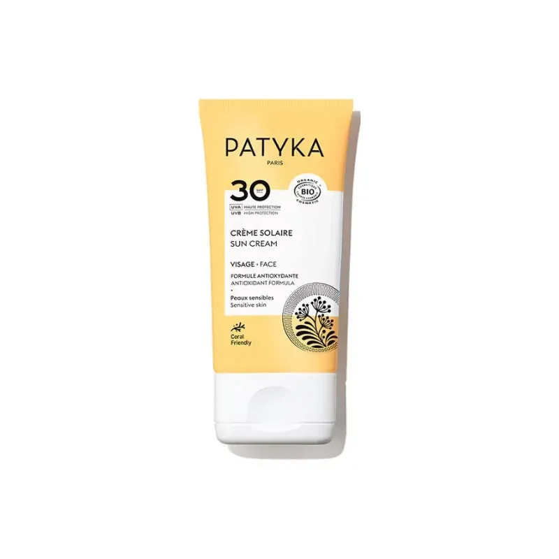 Patyka SPF30 Crème Solaire Visage Bio 30ml - Univers Pharmacie