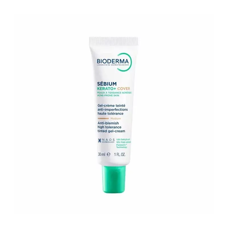 Bioderma Sébium Kerato+ Cover Gel-crème Teinté Anti-imperfections 30ml - Univers Pharmacie