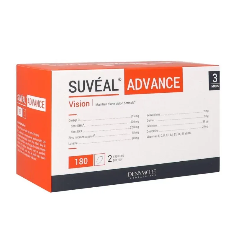 Suvéal Advance Vision 180 gélules - Univers Pharmacie