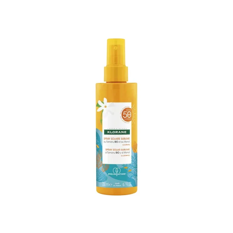 Klorane Spray Solaire Sublime SPF50 200ml - Univers Pharmacie