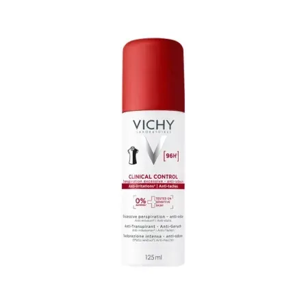 Vichy Clinical Control Anti-transpirant 96h Mixte 125ml - Univers Pharmacie