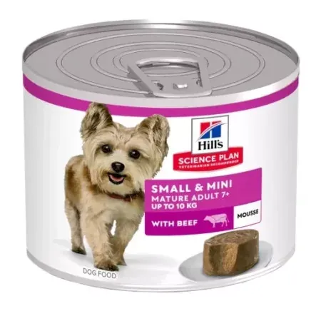 Hill's Science Plan Mousse Chien Mature Adult 7+ Small & Mini Boeuf 200g - Univers Pharmacie