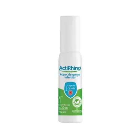 ActiRhino Maux de Gorge Intenses - Spray de 30ml