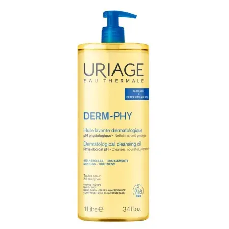 Uriage Derm-phy Huile Lavante Dermatologique 1L - Univers Pharmacie