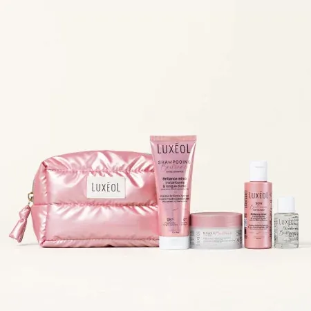 Luxéol Trousse Brillance Shampooing, Masque, Soin et Huile Format Voyage - Univers Pharmacie
