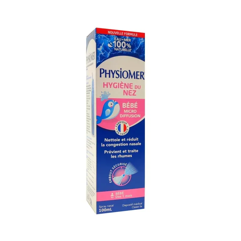 Physiomer Hygiène du Nez Bébé Spray 100ml - Univers Pharmacie