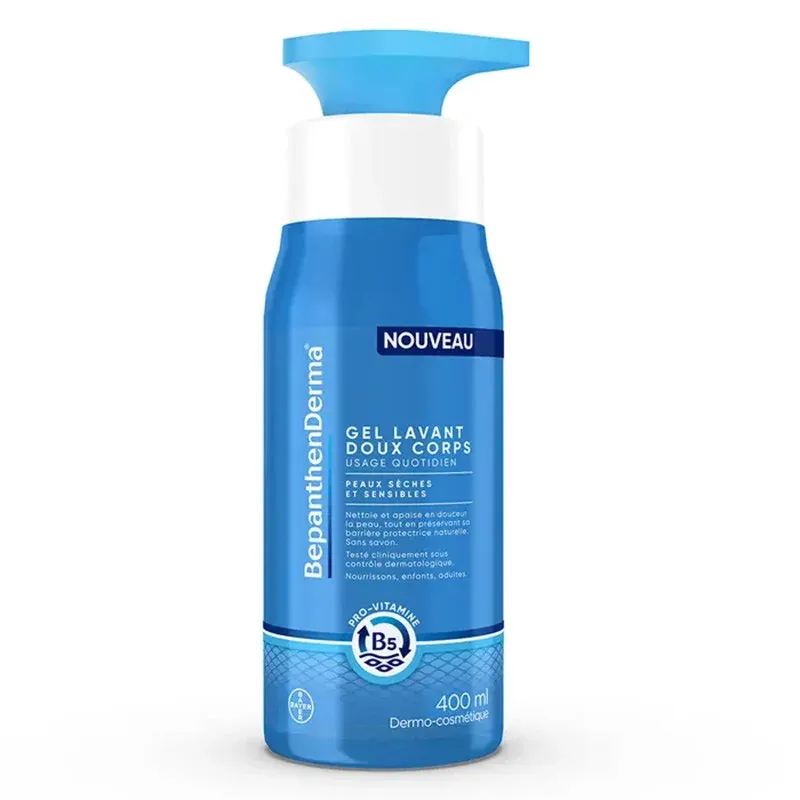BepanthenDerma Gel Lavant Doux Corps 400ml - Univers Pharmacie