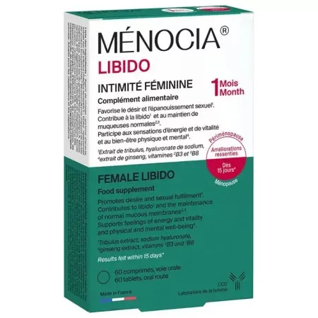 Ménocia Libido Intimité Féminine 60 comprimés - Univers Pharmacie