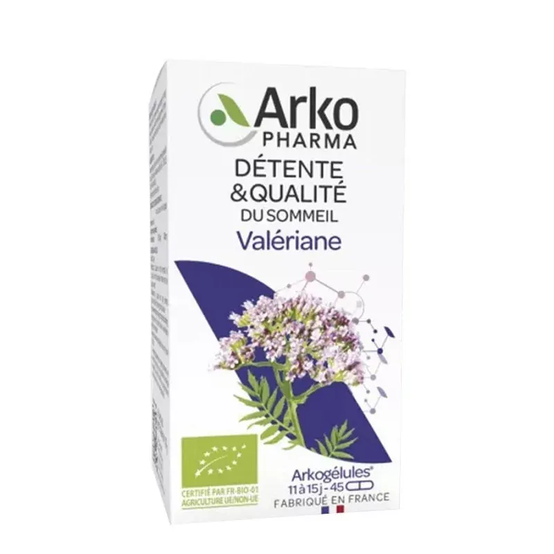 Arkopharma Arkogélules Valériane 45 gélules - Univers Pharmacie