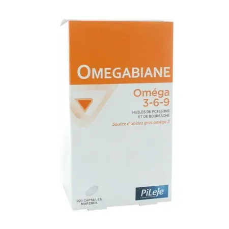 PiLeJe Omegabiane Oméga 3-6-9 100 capsules - Univers Pharmacie