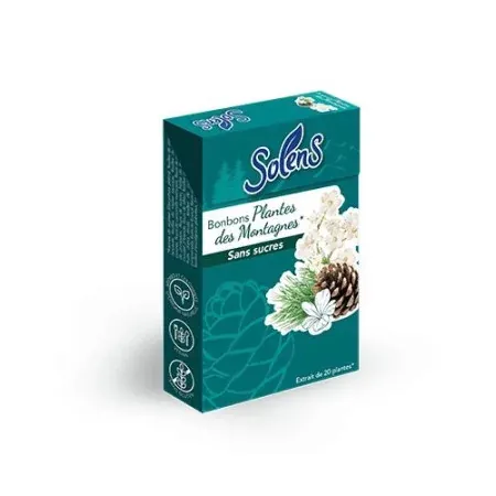 Solens Bonbons Plantes des Montagnes sans sucres 66G - Univers Pharmacie