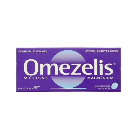 Omezelis Mélisse Magnésium 120 comprimés - Univers Pharmacie
