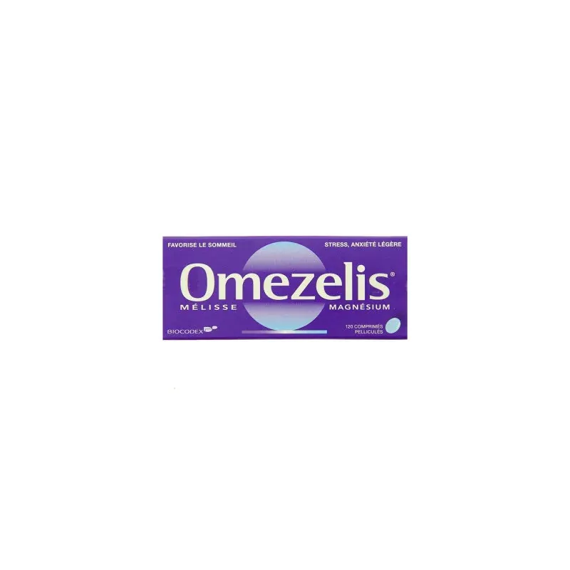 Omezelis Mélisse Magnésium 120 comprimés - Univers Pharmacie