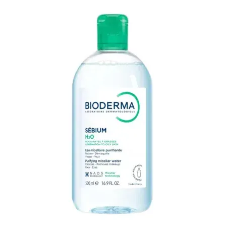 Bioderma Sébium H2O Eau Micellaire Nettoyante Purifiante 500ml - Univers Pharmacie