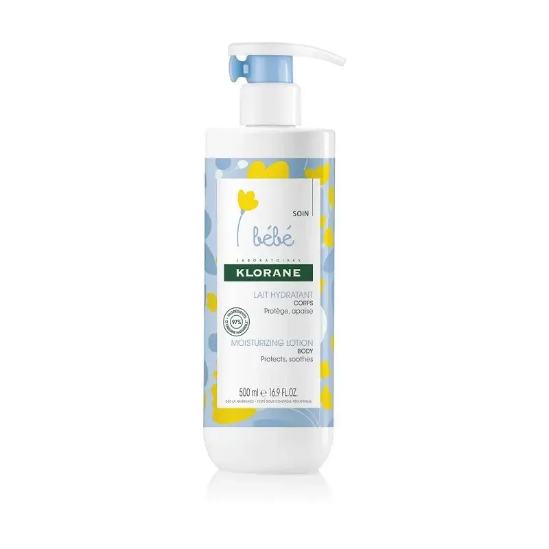Klorane Bébé Lait Hydratant Corps 500ml - Univers Pharmacie