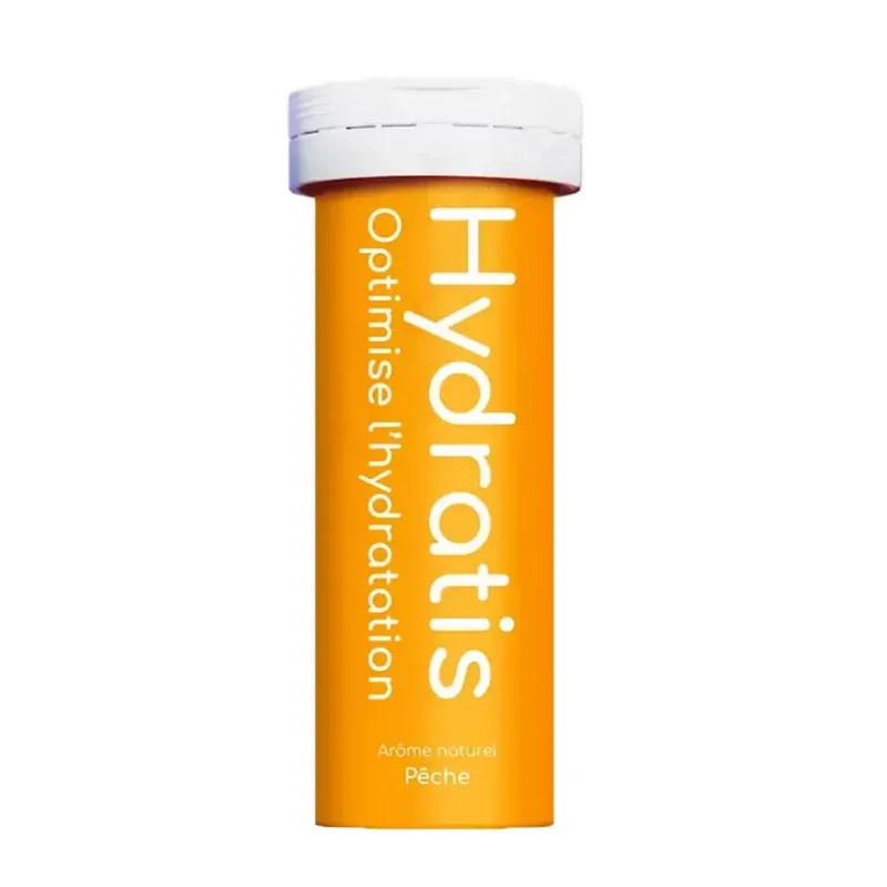 Hydratis Arôme Naturel Pêche 10 pastilles - Univers Pharmacie