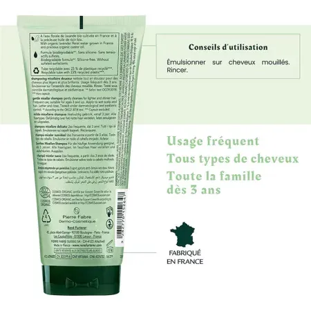 Furterer Naturia Bio Shampooing Micellaire Douceur 200ml - Conseils d'utilisation