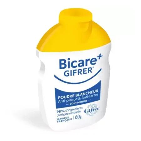 Gifrer Bicare+ Poudre Blancheur 60g - Univers Pharmacie