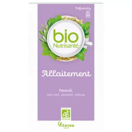 Vitavea Bio Nutrisanté Allaitement Tisane 20 sachets - Univers Pharmacie