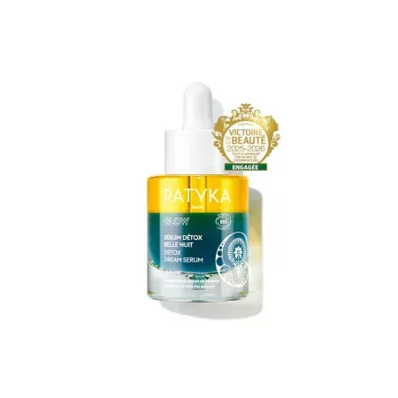Patyka Glow Sérum Détox Belle Nuit Bio 30ml - Univers Pharmacie