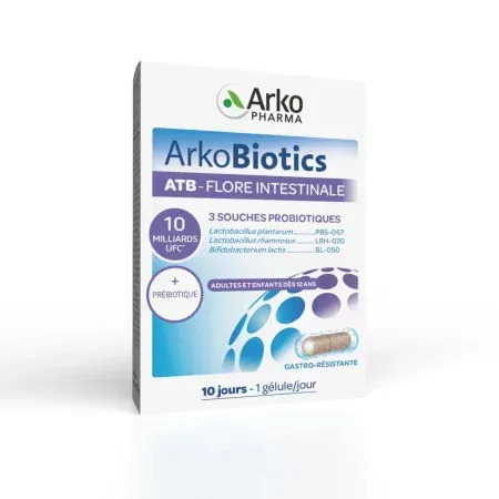 Arkopharma ArkoBiotics ATB Flore Intestinale 10 gélules - Univers Pharmacie