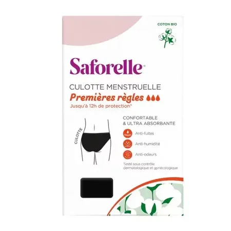 Saforelle Culotte Menstruelle Premières Règles 12-14ans - Univers Pharmacie