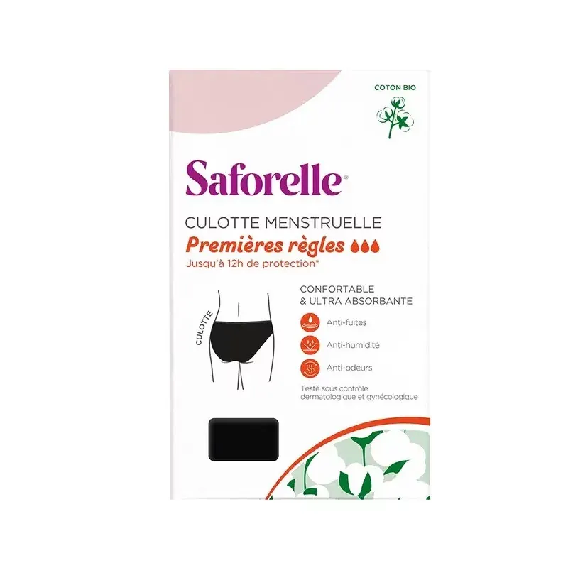 Saforelle Culotte Menstruelle Premières Règles 12-14ans - Univers Pharmacie