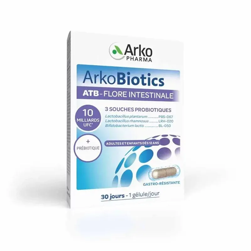 Arkopharma ArkoBiotics ATB Flore Intestinale 30 gélules - Univers Pharmacie