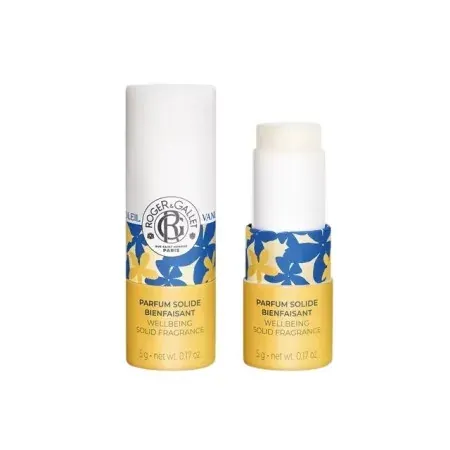 Roger & Gallet Parfum Solide Bienfaisant Vanille Soleil 5g - Univers Pharmacie