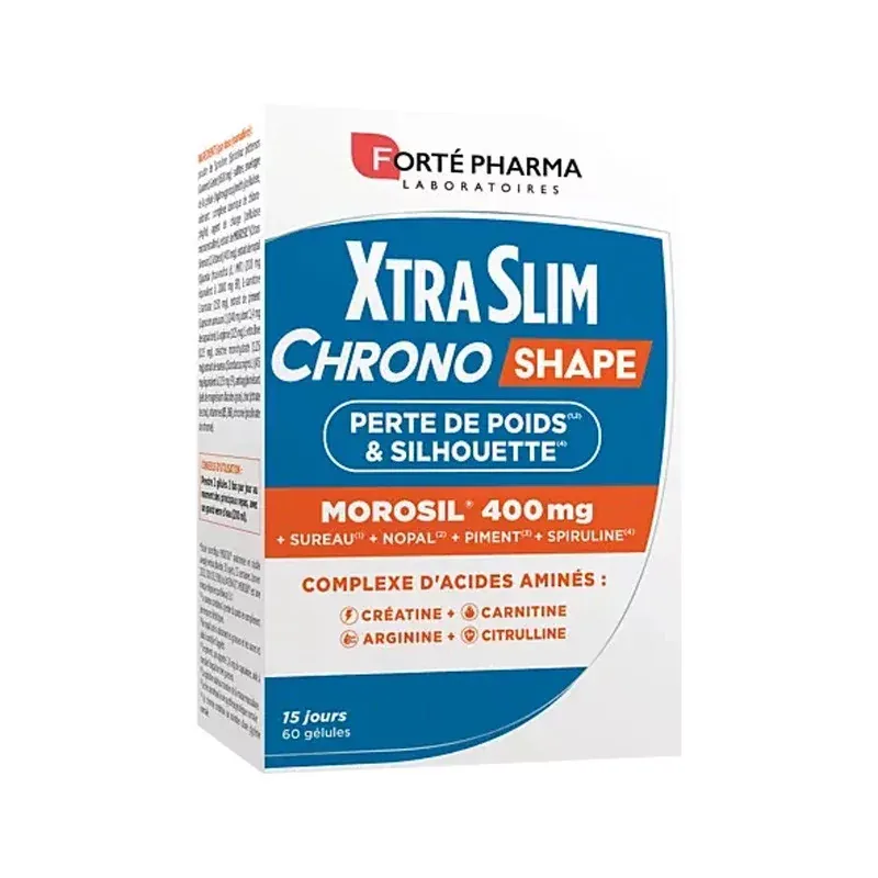Forté Pharma XtraSlim Chrono Shape Morosil 60 gélules - Univers Pharmacie