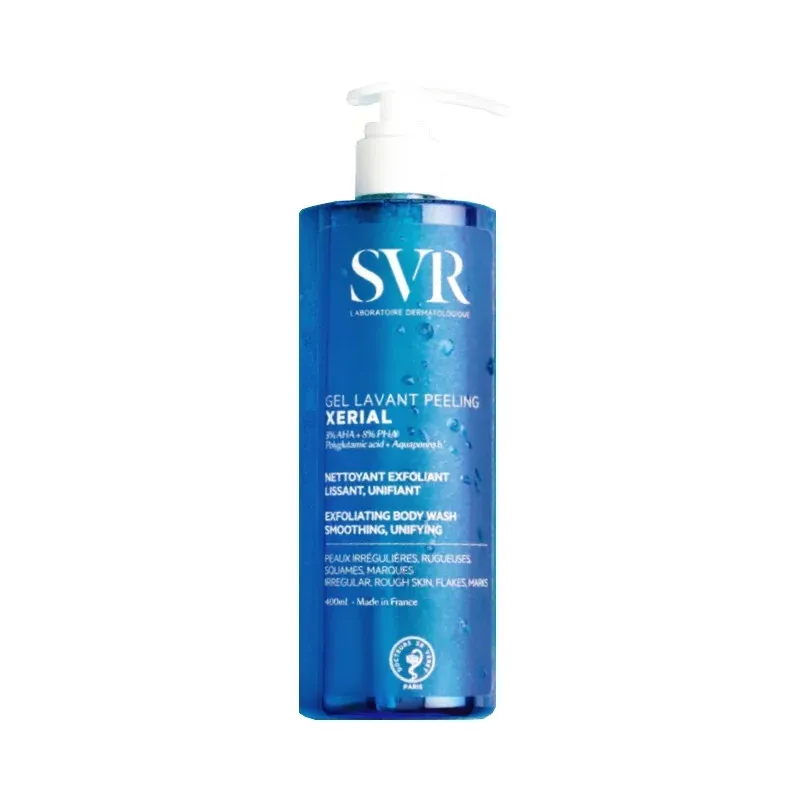 SVR Xerial Gel Lavant Peeling 400ml - Univers Pharmacie