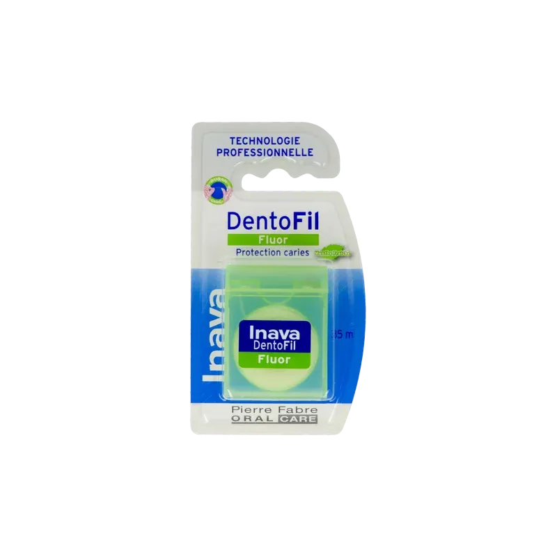 Inava DentoFil Fluor Protection Caries Menthe Fraîche 35M - Univers Pharmacie