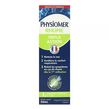 Physiomer Rhume Triple Action 30ml - Univers Pharmacie