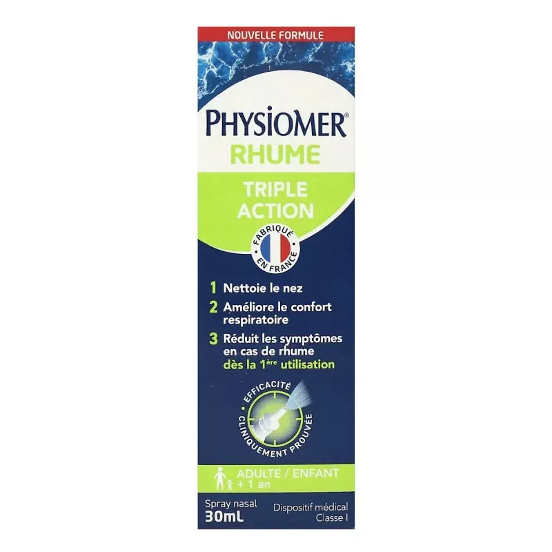 Physiomer Rhume Triple Action 30ml - Univers Pharmacie