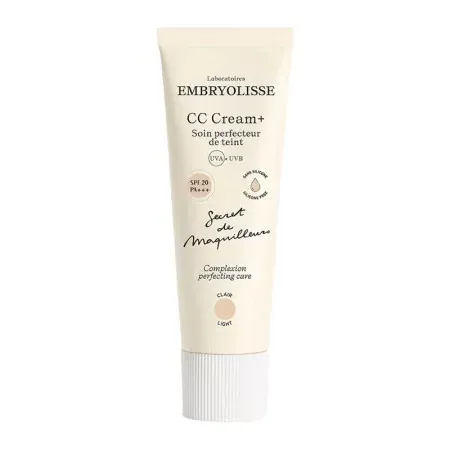 Embryolisse CC Cream+ Soin Perfecteur de Teint Clair SPF20+++ 30ml - Univers Pharmacie