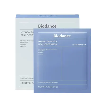 Biodance Hydro Cera-Nol Real Deep Mask Masque Hydrogel X4 - Univers Pharmacie