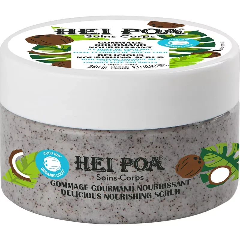 Hei Poa Gommage Gourmand Nourrissant 260g - Univers Pharmacie