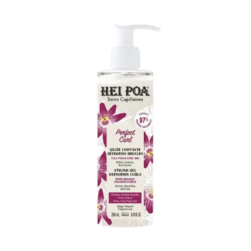 Hei Poa Soins Capillaires Perfect Curl Gelée Coiffante Définition Boucles 250ml - Univers Pharmacie