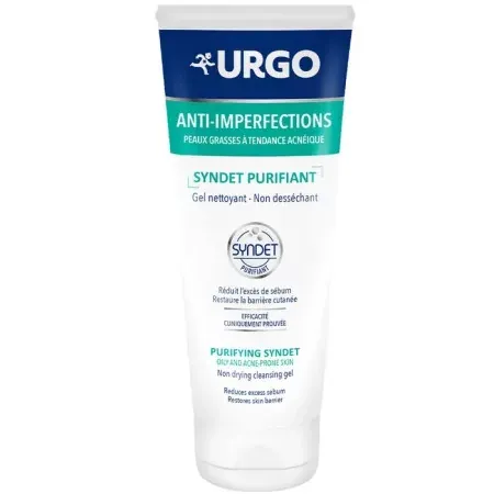 Urgo Anti-imperfections Syndet Purifiant Gel Nettoyant 200ml - Univers Pharmacie