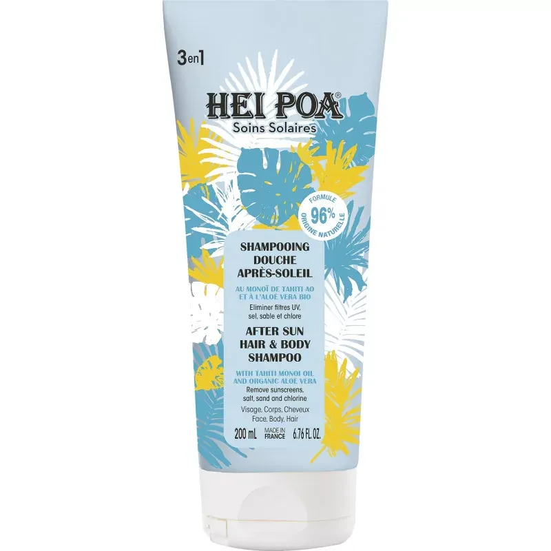 Hei Poa Shampooing Douche Après-soleil 200ml - Univers Pharmacie