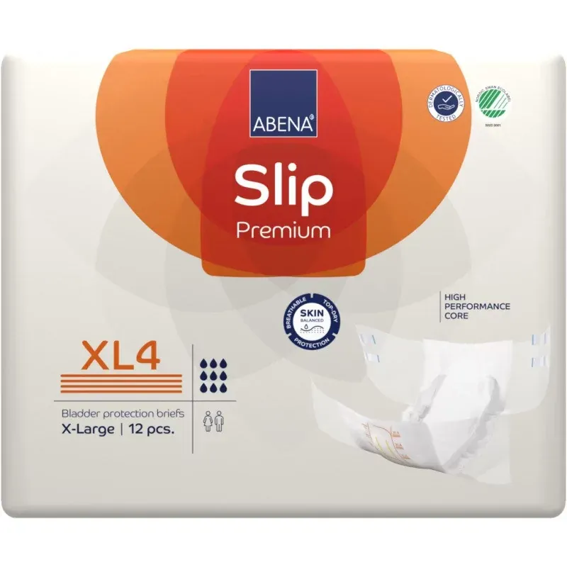 Abena Slip Premium XL4 9 gouttes X-Large 12 pièces - Univers Pharmacie