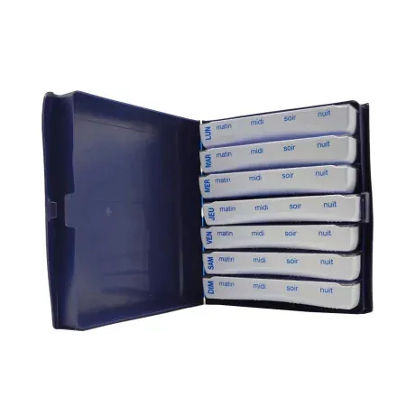Pilbox Basic Premium Pilulier Hebdomadaire intérieur - Univers Pharmacie