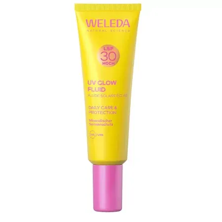 Weleda UV Glow Fluid Fluide Solaire Éclat SPF30 30ml - Univers Pharmacie