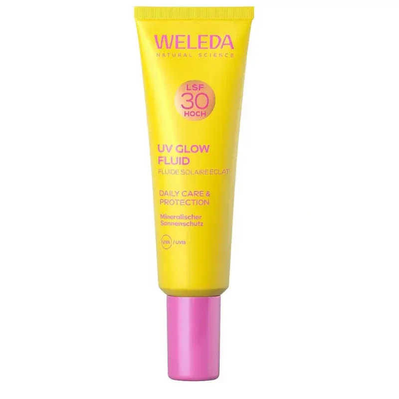 Weleda UV Glow Fluid Fluide Solaire Éclat SPF30 30ml - Univers Pharmacie
