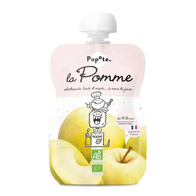 Popote La Pomme Bio Compote 120g - Univers Pharmacie