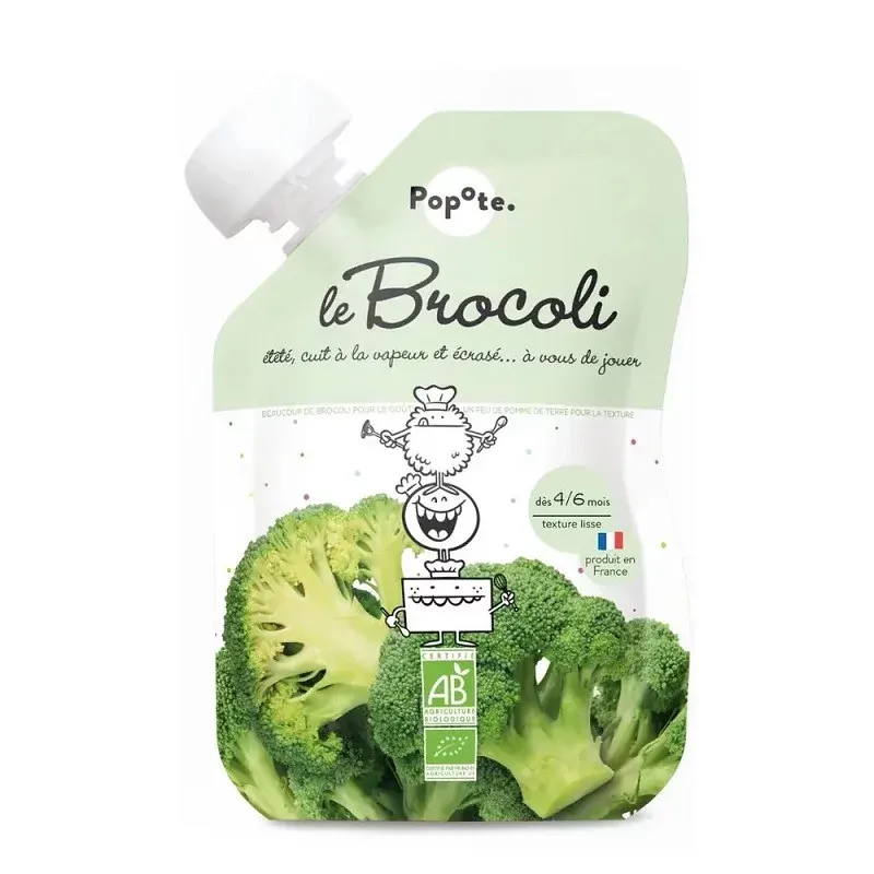 Popote Le Brocoli Bio Purée 120g - Univers Pharmacie