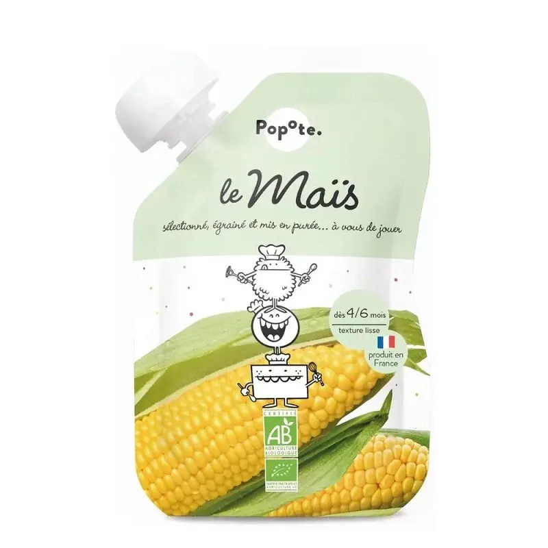 Popote Le Maïs Bio Purée 120g