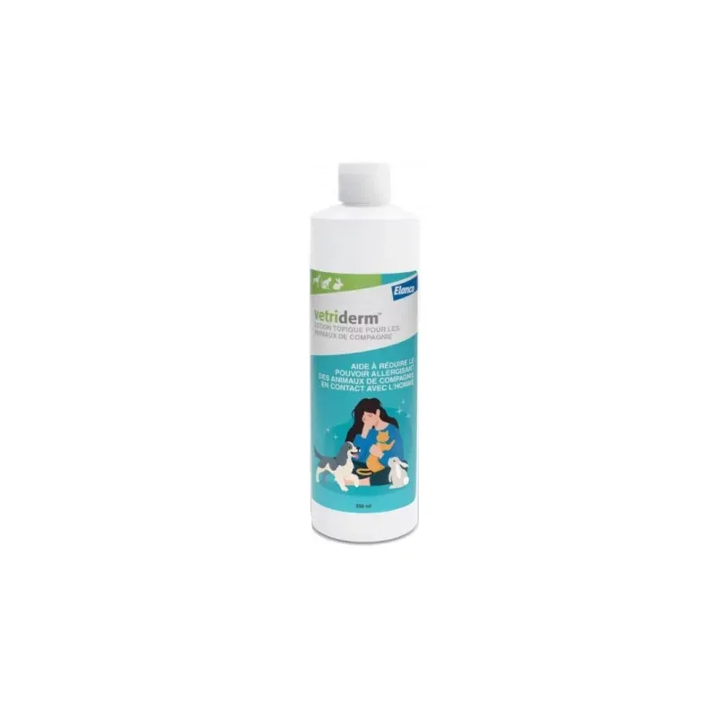 Vetriderm Lotion Topique pour Animaux de Compagnie 350ml - Univers Pharmacie