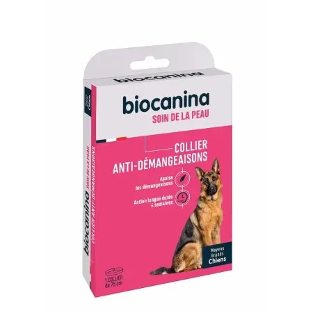 Biocanina Collier Anti-démangeaisons Moyens Grands Chiens - Univers Pharmacie