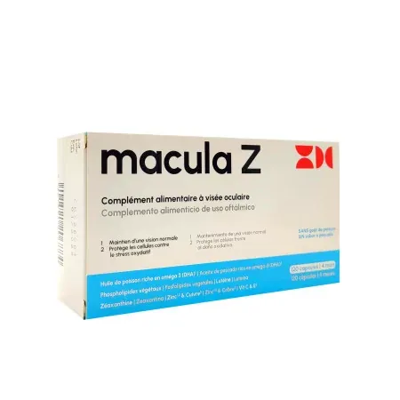 Macula Z 120 capsules - Univers Pharmacie